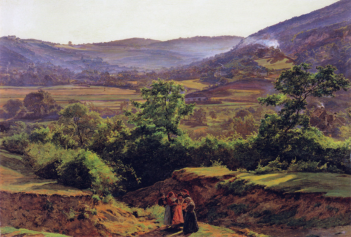 Landscape with the Ruins of Liechtenstein in Modling